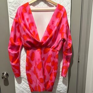 ASOS Pink and Orange Mini Dress